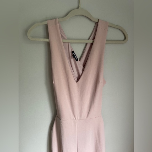 Express Wide Leg Jumpsuit in Pastel Pink Women’s Size Small - Picture 4 of 7